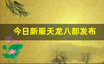 今日新服天龙八部发布网(天龙八部新服公告) (3)